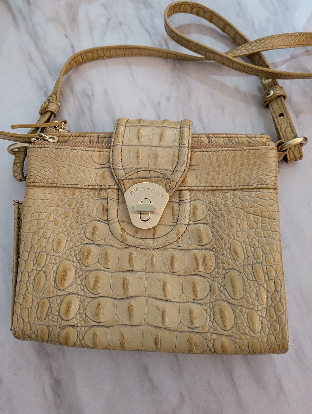 Brahmin Mojito Melbourne Leather Crossbody Purse Bag